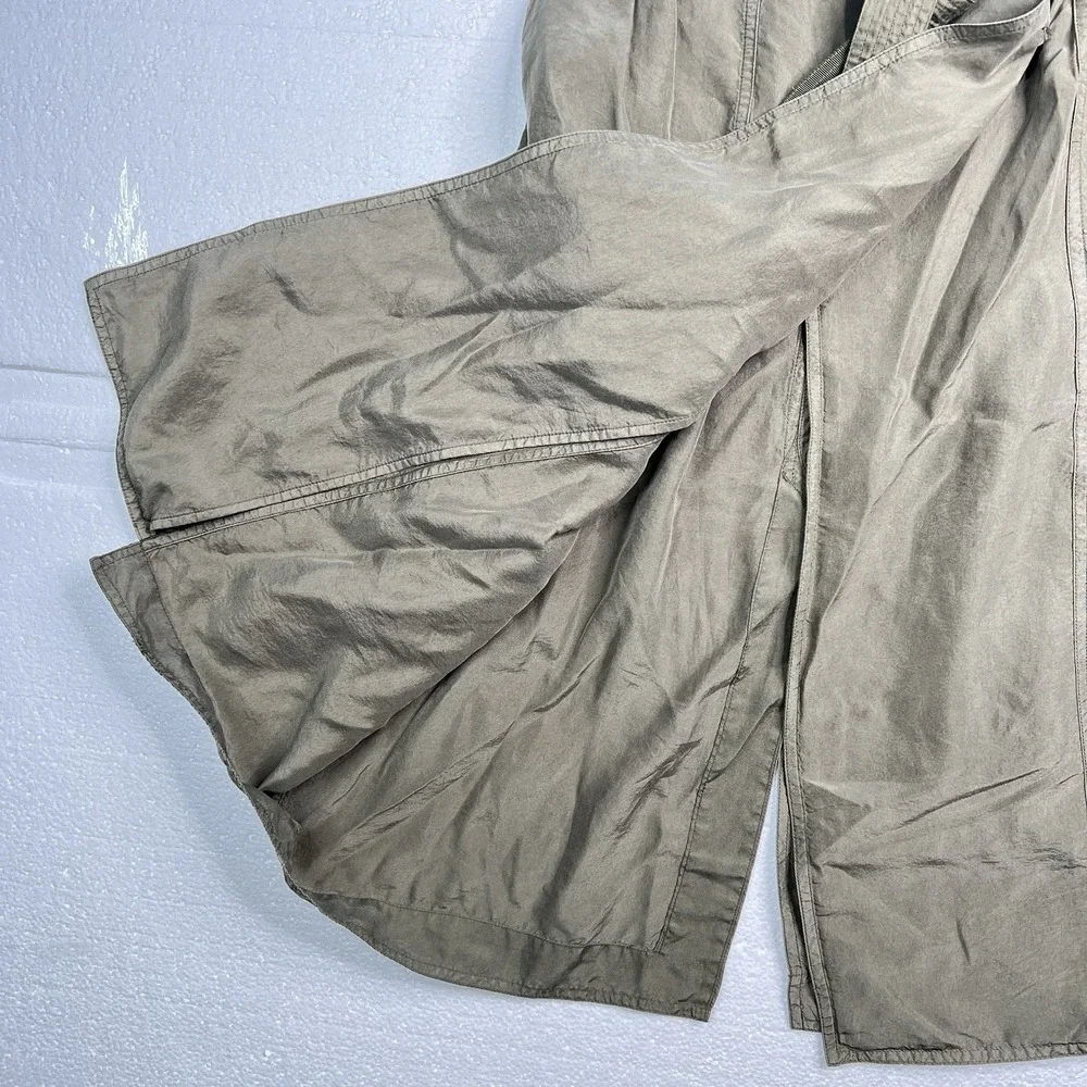 Rag & Bone New York‎ Women Sleeveless Trench Dress Olive Green Belted Utility Sm